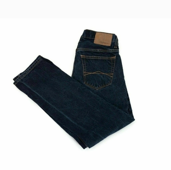 Aeropostale Mens Jeans Essex Classic Straight Blue Pockets Button Fly 28 x 28 - Picture 2 of 12